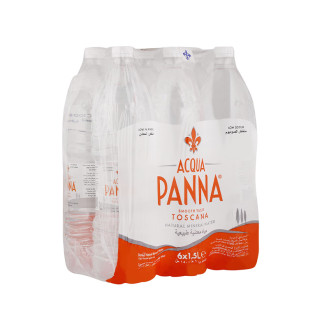 Acqua Panna Toscana Bottled Natural Mineral Water 6 x 1.5L