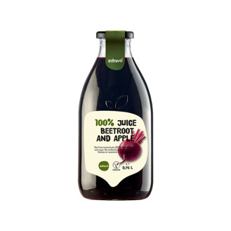 Zdravo Organic Beetroot and Apple Juice 100% 750ml 