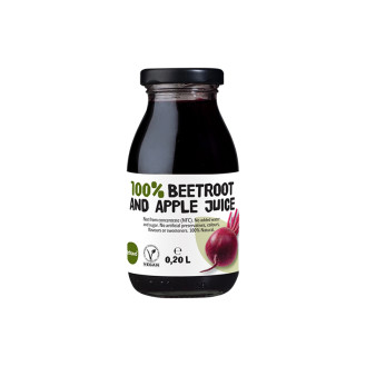 Zdravo Organic Beetroot and Apple juice 100% 200ml 