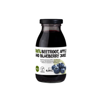 Zdravo Organic Beetroot Blueberry and apple juice 100% 200ml