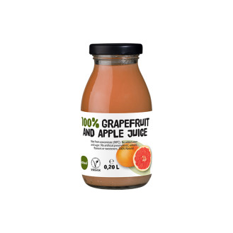 Zdravo Organic Grapefruit and Apple Juice 100% 200ml