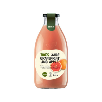 Zdravo Organic Grapefruit and Apple Juice 100% 750ml