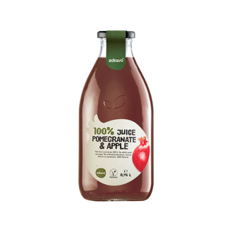Zdravo Organic Apple and Pomegranate Juice 100% 750ml