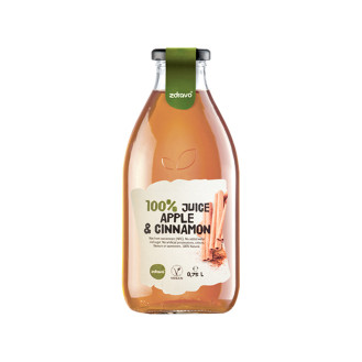 Zdravo Organic Apple and Cinnamon Juice 100% 750ml 