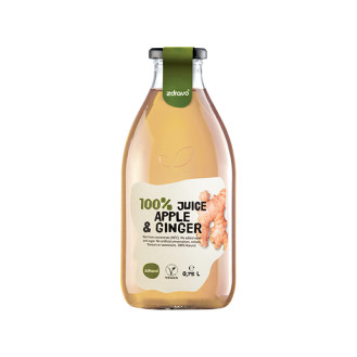 Zdravo Organic Apple and Ginger Juice 100% 750ml 