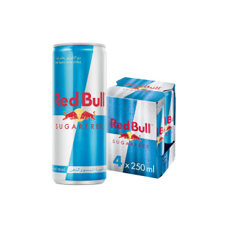 Red Bull Energy Drink Sugar Free 4x250ml
