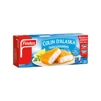 Findus 8 Alaskan Pollock Coated Portions 408g