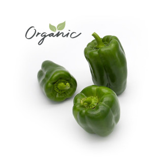 Organic Capsicum Green India 500g